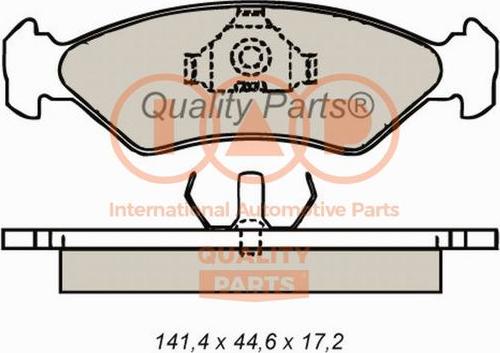 IAP QUALITY PARTS 704-11012 - Kit de plaquettes de frein, frein à disque cwaw.fr