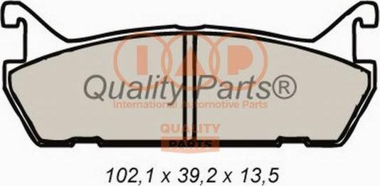 IAP QUALITY PARTS 704-11032 - Kit de plaquettes de frein, frein à disque cwaw.fr