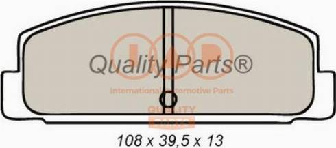 IAP QUALITY PARTS 704-11026X - Kit de plaquettes de frein, frein à disque cwaw.fr