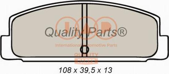 IAP QUALITY PARTS 704-11026 - Kit de plaquettes de frein, frein à disque cwaw.fr