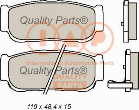 IAP QUALITY PARTS 704-18041 - Kit de plaquettes de frein, frein à disque cwaw.fr