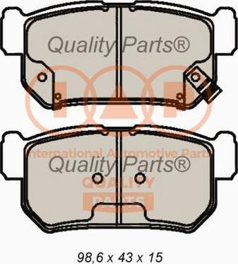 IAP QUALITY PARTS 704-18031X - Kit de plaquettes de frein, frein à disque cwaw.fr