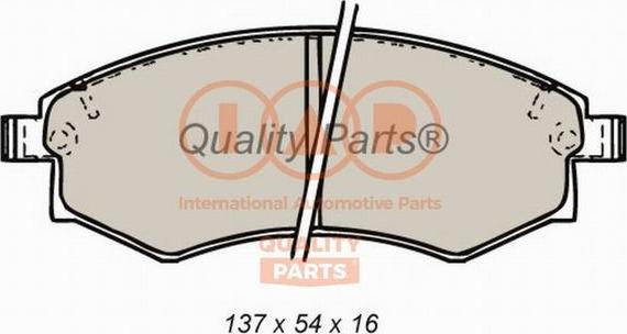 IAP QUALITY PARTS 704-18020 - Kit de plaquettes de frein, frein à disque cwaw.fr