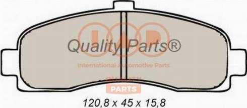 IAP QUALITY PARTS 704-13091X - Kit de plaquettes de frein, frein à disque cwaw.fr