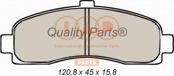 IAP QUALITY PARTS 704-13091 - Kit de plaquettes de frein, frein à disque cwaw.fr