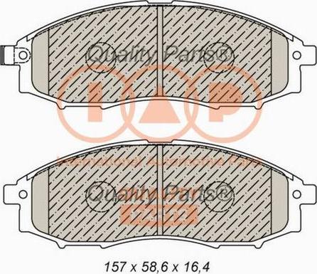 IAP QUALITY PARTS 704-13045X - Kit de plaquettes de frein, frein à disque cwaw.fr