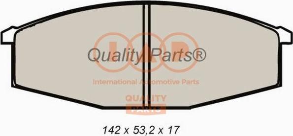 IAP QUALITY PARTS 704-13010 - Kit de plaquettes de frein, frein à disque cwaw.fr