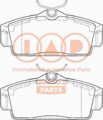 IAP QUALITY PARTS 704-13085P - Kit de plaquettes de frein, frein à disque cwaw.fr