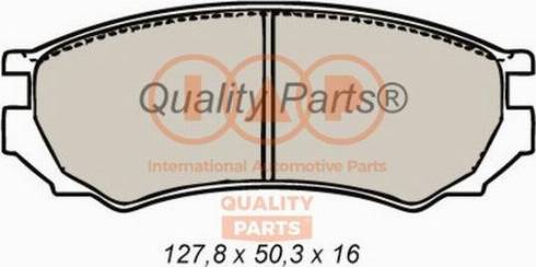 IAP QUALITY PARTS 704-13080X - Kit de plaquettes de frein, frein à disque cwaw.fr