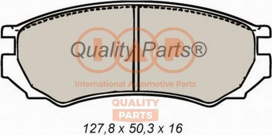 IAP QUALITY PARTS 704-13080 - Kit de plaquettes de frein, frein à disque cwaw.fr