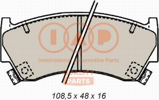 IAP QUALITY PARTS 704-13088 - Kit de plaquettes de frein, frein à disque cwaw.fr