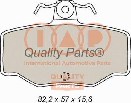 IAP QUALITY PARTS 704-13083 - Kit de plaquettes de frein, frein à disque cwaw.fr