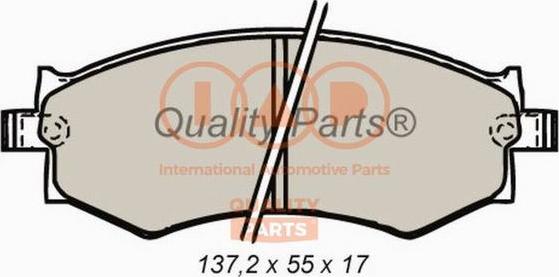 IAP QUALITY PARTS 704-13082 - Kit de plaquettes de frein, frein à disque cwaw.fr