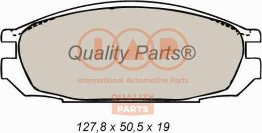 IAP QUALITY PARTS 704-13030X - Kit de plaquettes de frein, frein à disque cwaw.fr