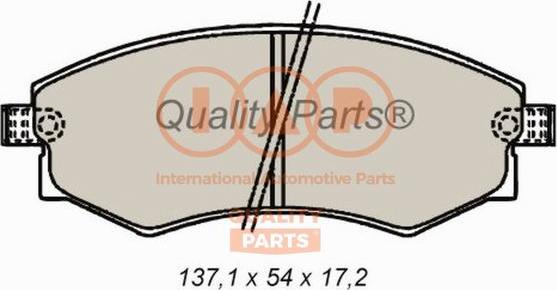 IAP QUALITY PARTS 704-13076 - Kit de plaquettes de frein, frein à disque cwaw.fr