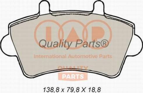 IAP QUALITY PARTS 704-13160X - Kit de plaquettes de frein, frein à disque cwaw.fr