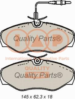 IAP QUALITY PARTS 704-13163 - Kit de plaquettes de frein, frein à disque cwaw.fr