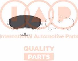 IAP QUALITY PARTS 704-13111X - Kit de plaquettes de frein, frein à disque cwaw.fr