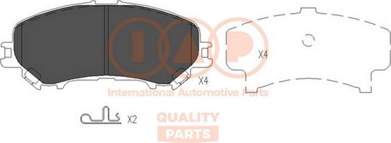 IAP QUALITY PARTS 704-13111 - Kit de plaquettes de frein, frein à disque cwaw.fr