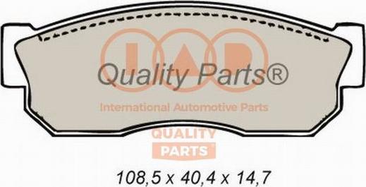 IAP QUALITY PARTS 704-13176 - Kit de plaquettes de frein, frein à disque cwaw.fr