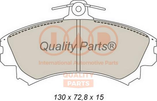 IAP QUALITY PARTS 704-12095 - Kit de plaquettes de frein, frein à disque cwaw.fr