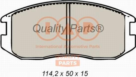 IAP QUALITY PARTS 704-12092 - Kit de plaquettes de frein, frein à disque cwaw.fr