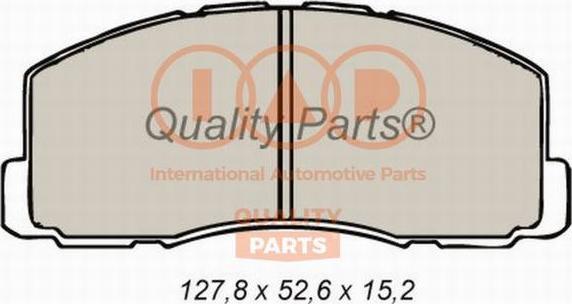 IAP QUALITY PARTS 704-12051 - Kit de plaquettes de frein, frein à disque cwaw.fr