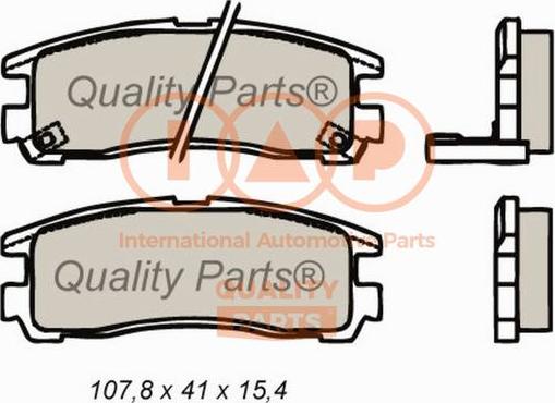 IAP QUALITY PARTS 704-12053 - Kit de plaquettes de frein, frein à disque cwaw.fr