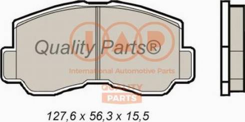 IAP QUALITY PARTS 704-12010X - Kit de plaquettes de frein, frein à disque cwaw.fr