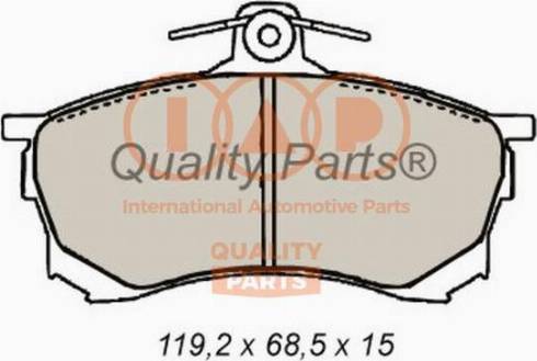 IAP QUALITY PARTS 704-12080X - Kit de plaquettes de frein, frein à disque cwaw.fr