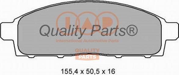 IAP QUALITY PARTS 704-12034 - Kit de plaquettes de frein, frein à disque cwaw.fr