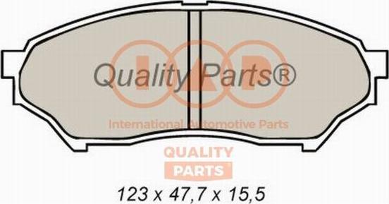 IAP QUALITY PARTS 704-12035 - Kit de plaquettes de frein, frein à disque cwaw.fr