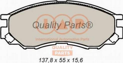 IAP QUALITY PARTS 704-12031X - Kit de plaquettes de frein, frein à disque cwaw.fr