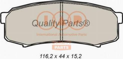 IAP QUALITY PARTS 704-17047X - Kit de plaquettes de frein, frein à disque cwaw.fr