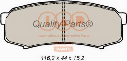 IAP QUALITY PARTS 704-12029X - Kit de plaquettes de frein, frein à disque cwaw.fr