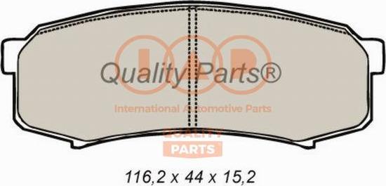 IAP QUALITY PARTS 704-12029 - Kit de plaquettes de frein, frein à disque cwaw.fr