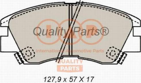 IAP QUALITY PARTS 704-12020X - Kit de plaquettes de frein, frein à disque cwaw.fr