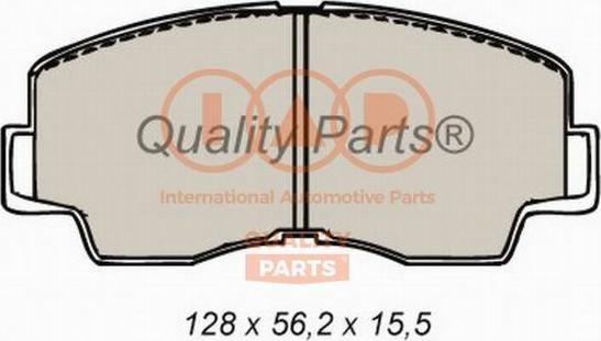 IAP QUALITY PARTS 704-12102 - Kit de plaquettes de frein, frein à disque cwaw.fr