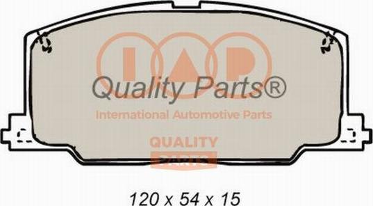 IAP QUALITY PARTS 704-17095 - Kit de plaquettes de frein, frein à disque cwaw.fr