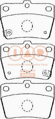 IAP QUALITY PARTS 704-17057P - Kit de plaquettes de frein, frein à disque cwaw.fr