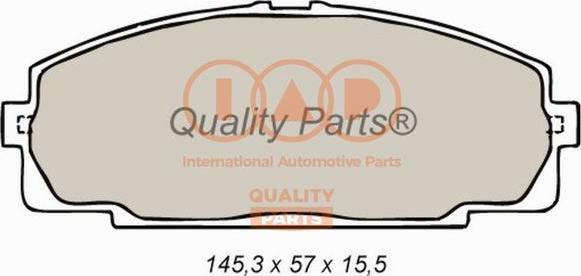 IAP QUALITY PARTS 704-17064X - Kit de plaquettes de frein, frein à disque cwaw.fr