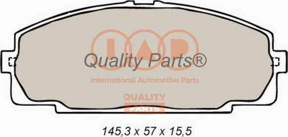 IAP QUALITY PARTS 704-17064 - Kit de plaquettes de frein, frein à disque cwaw.fr