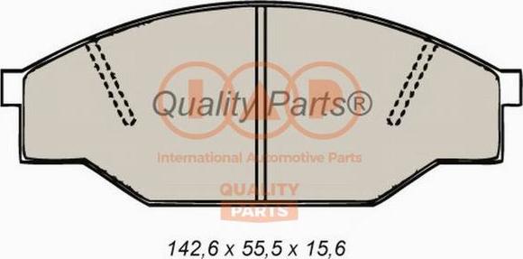 IAP QUALITY PARTS 704-17061 - Kit de plaquettes de frein, frein à disque cwaw.fr