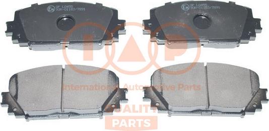 IAP QUALITY PARTS 704-17009 - Kit de plaquettes de frein, frein à disque cwaw.fr