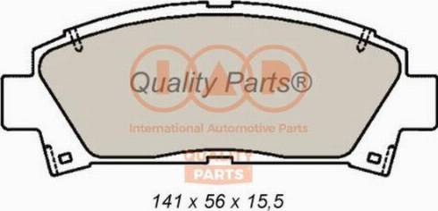 IAP QUALITY PARTS 704-17081X - Kit de plaquettes de frein, frein à disque cwaw.fr