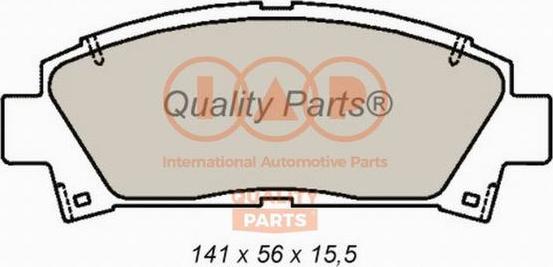 IAP QUALITY PARTS 704-17081 - Kit de plaquettes de frein, frein à disque cwaw.fr