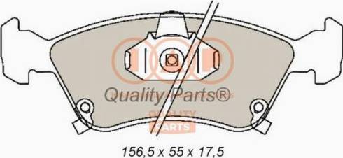 IAP QUALITY PARTS 704-17082X - Kit de plaquettes de frein, frein à disque cwaw.fr