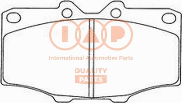 IAP QUALITY PARTS 704-17020P - Kit de plaquettes de frein, frein à disque cwaw.fr