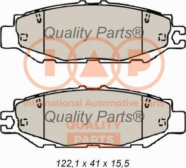 IAP QUALITY PARTS 704-17142 - Kit de plaquettes de frein, frein à disque cwaw.fr