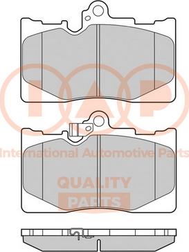 IAP QUALITY PARTS 704-17113 - Kit de plaquettes de frein, frein à disque cwaw.fr